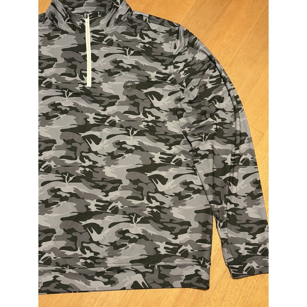 Cisco Brewers Nantucket Sun Shirt 1/4 Zip Large Camo Fishing Beach UPF Cape Cod - Picture 3 of 12